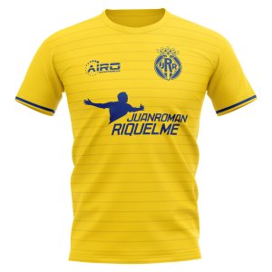 2024-2025 Villarreal Juan Roman Riquelme Concept Football Shirt - Kids