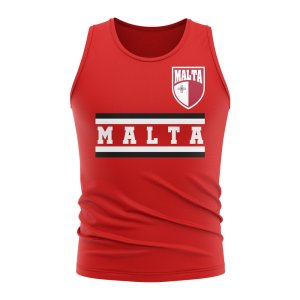 Malta Core Football Country Sleeveless Tee (Red)