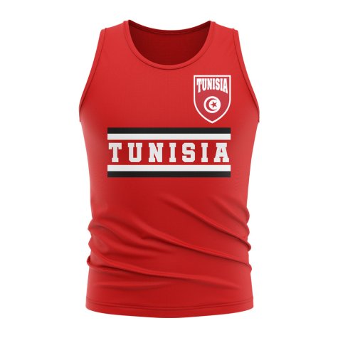 Tunisia Core Football Country Sleeveless Tee (Red)