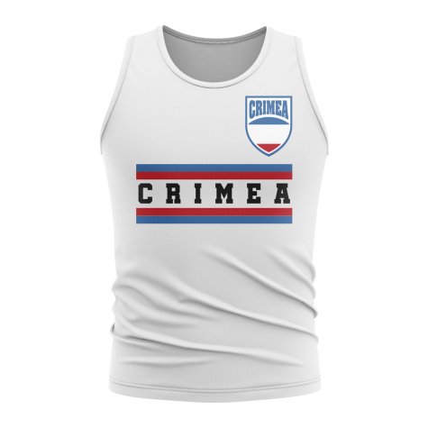 Crimea Core Football Country Sleeveless Tee (White)