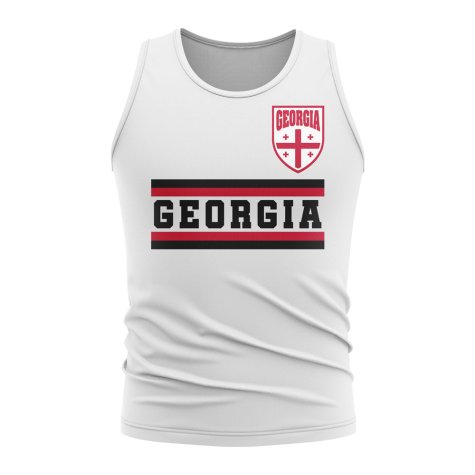 Georgia Core Football Country Sleeveless Tee (White)