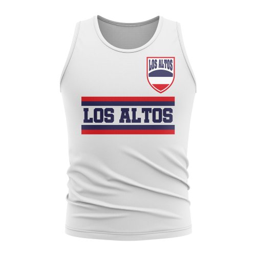 Los Altos Core Football Country Sleeveless Tee (White)