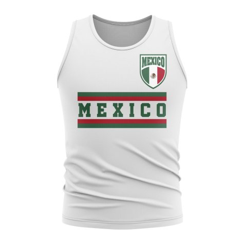 Mexico Core Football Country Sleeveless Tee (White)