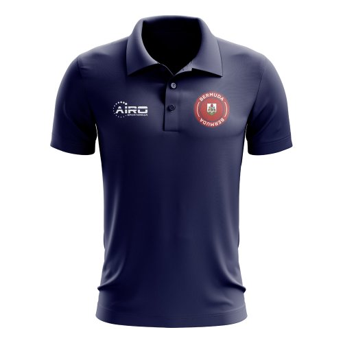 Bermuda Football Polo Shirt (Navy)