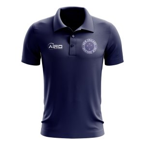 New Zealand Football Polo Shirt (Navy)