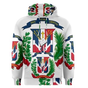 Dominican Republic Sublimated Flag Hoody