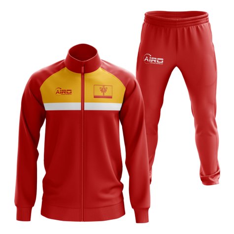 Chuvashia Concept Football Tracksuit (Red)