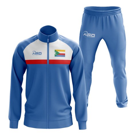 Comoros Concept Football Tracksuit (Sky)