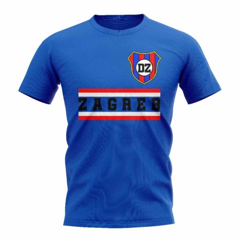 Dinamo Zagreb Core Football Club T-Shirt (Royal)