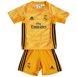 2019-2020 Real Madrid Adidas Home Goalkeeper Full Kit (Kids)