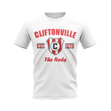 Cliftonville Established Football T-Shirt (White)