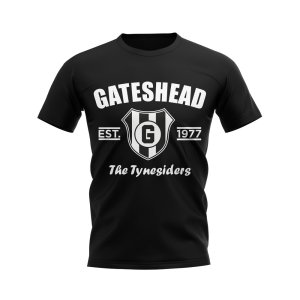 Gateshead Established Football T-Shirt (Black)