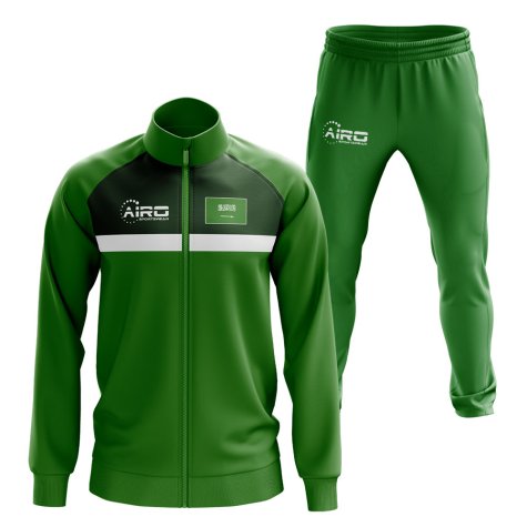 Saudi Arabia Concept Football Tracksuit (Green)