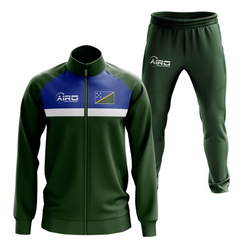 Solomon Islands Concept Football Tracksuit (Green)