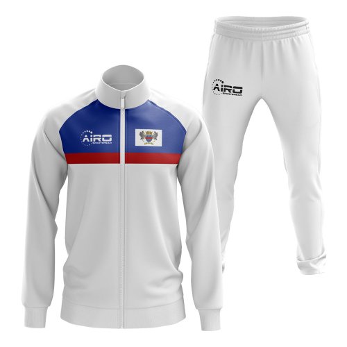 Saint Barthelemy Concept Football Tracksuit (White)