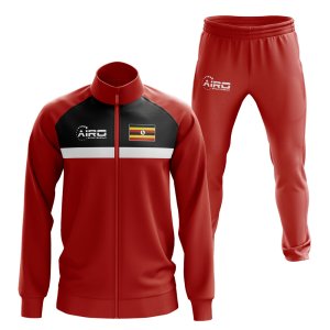 Uganda Concept Football Tracksuit (Red)