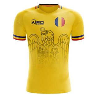 2024-2025 Romania Home Concept Football Shirt - Adult Long Sleeve