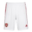 2019-2020 Arsenal Adidas Home Shorts (White)