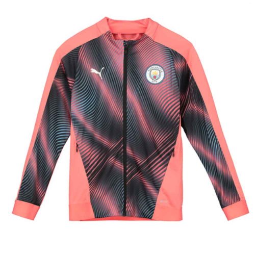 2019-2020 Manchester City Puma Stadium Jacket (Peach) - Kids