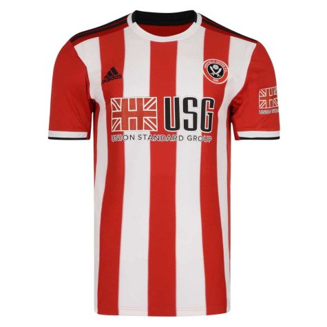 2019-2020 Sheffield United Adidas Home Football Shirt