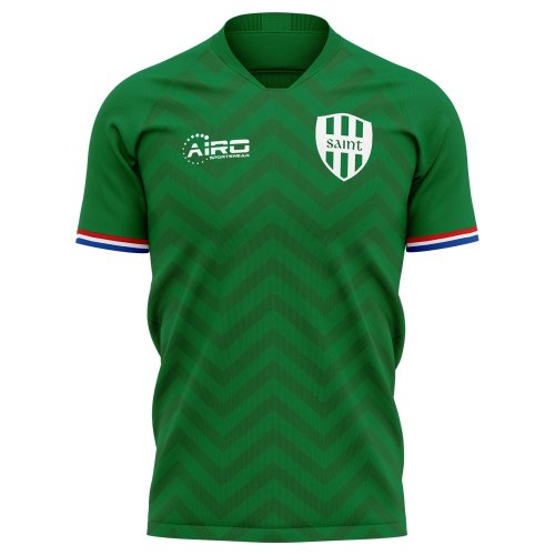 2024-2025 Saint Etienne Home Concept Football Shirt - Womens