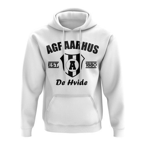 Agf Aarhus Established Football Hoody (White)