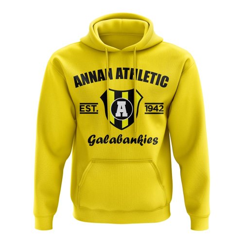 Annan Established Football Hoody (Yellow)