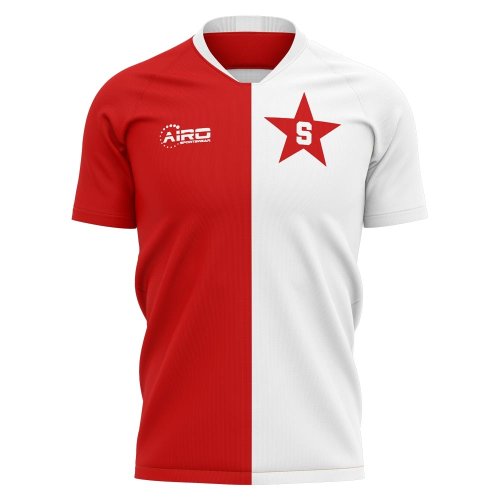 2024-2025 Slavia Prague Home Concept Football Shirt - Womens