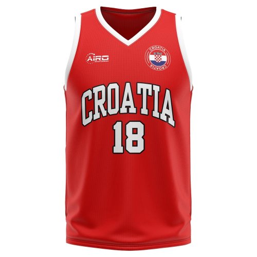 Croatia Home Concept Basketball Shirt