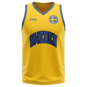 Sweden Home Concept Basketball Shirt - Baby