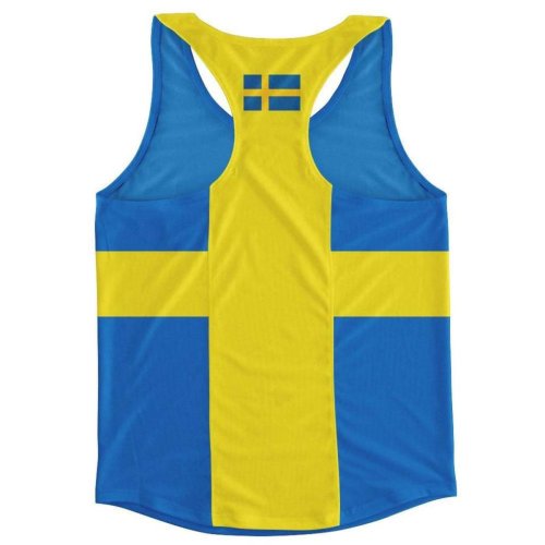 Sweden Flag Running Vest