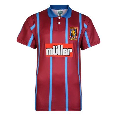 Score Draw Aston Villa 1994 Retro Football Shirt