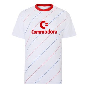 Score Draw Bayern Commodore 1984 Auswar Trikot Retro Football Shirt