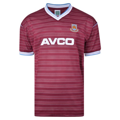 Score Draw West Ham United 1986 Retro Football Shirt