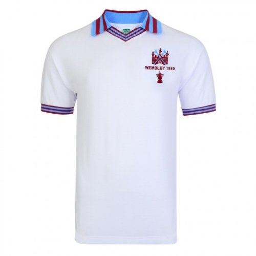 Score Draw West Ham United 1980 FA Cup Final Retro Football Shirt