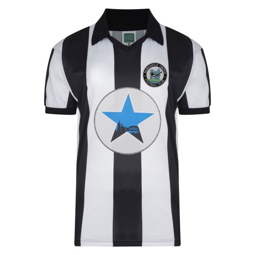 Score Draw Newcastle United 1982 Retro Football Shirt