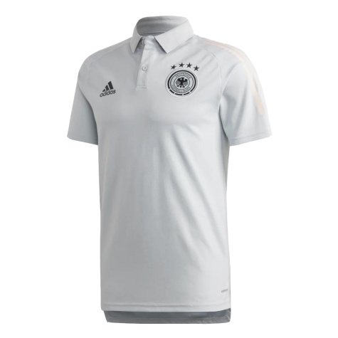 2020-2021 Germany Adidas Polo Shirt (Clear Grey)