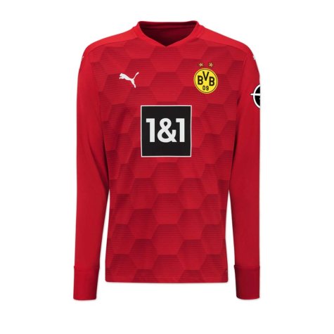 2020-2021 Borussia Dortmund Away Goalkeeper Shirt (Red)