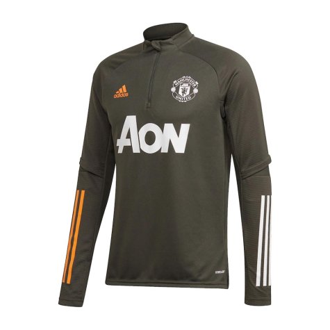 2020-2021 Man Utd Adidas Training Top (Green)