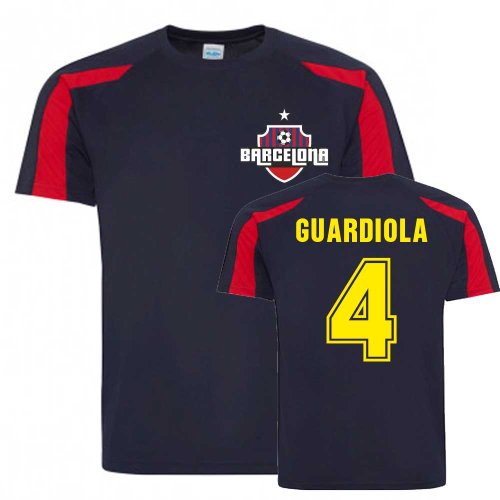 Pep Guardiola Barcelona Sports Training Jersey (Navy)