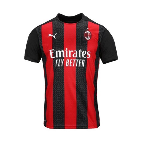 2020-2021 AC Milan Puma Home Shirt (Kids)