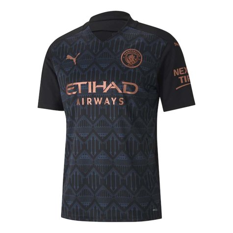 2020-2021 Manchester City Puma Away Football Shirt