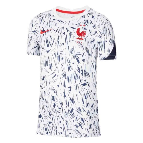 2020-2021 France Pre-Match Training Shirt (White) - Kids