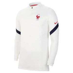 2020-2021 France Nike Training Drill Top (White) 2020-2021 France Nike Training Drill Top (White)