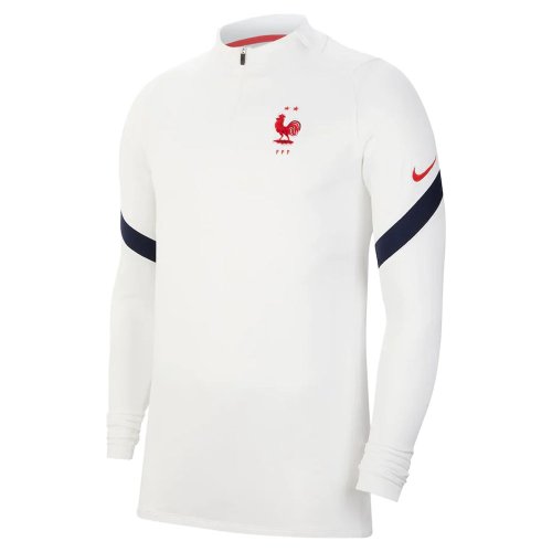 2020-2021 France Nike Training Drill Top (White)