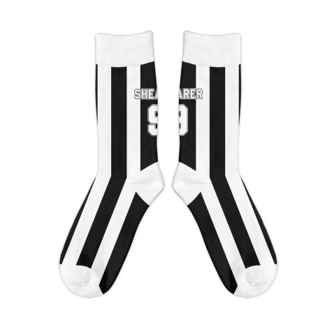 Newcastle 1996 Alan Shearer Retro Football Socks