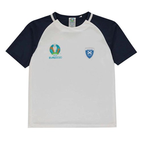 Scotland 2021 Polyester T-Shirt (White) - Kids