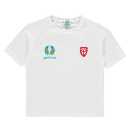 England 2021 Polyester T-Shirt (White) - Kids