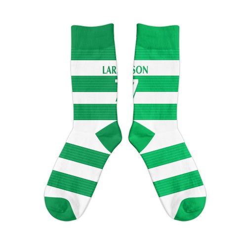 Celtic 1998 Henrik Larsson Retro Football Socks