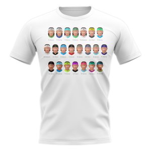 Rafa Nadal Grand Slam Champion T-Shirt (White)